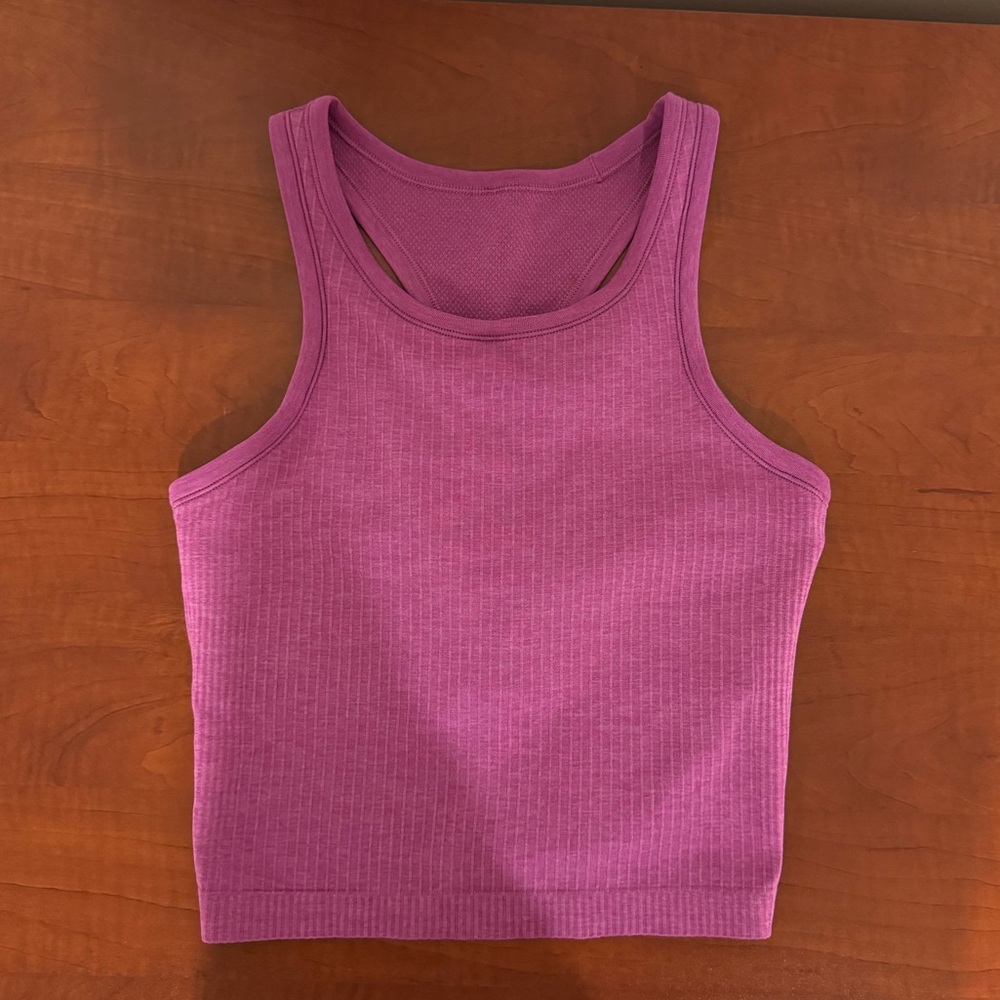 Lululemon cropped racer back tank